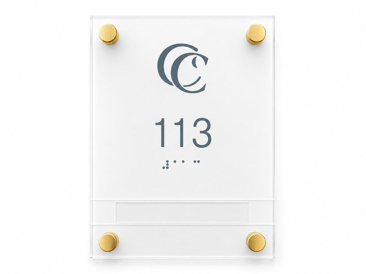 Acrylic Room Number Sign
